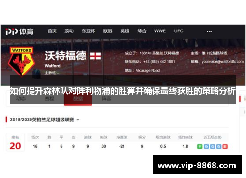 如何提升森林队对阵利物浦的胜算并确保最终获胜的策略分析 如何提升森林队对阵利物浦的胜算并确保最终获胜的策略分析