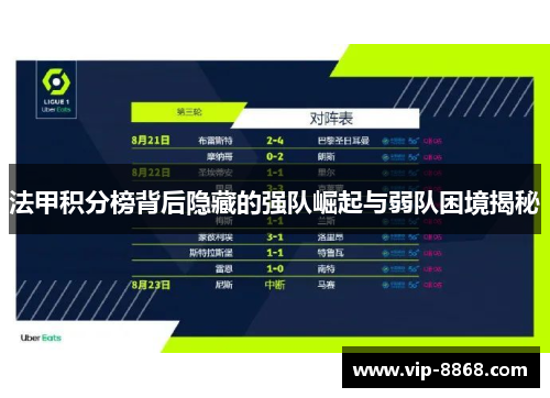 法甲积分榜背后隐藏的强队崛起与弱队困境揭秘