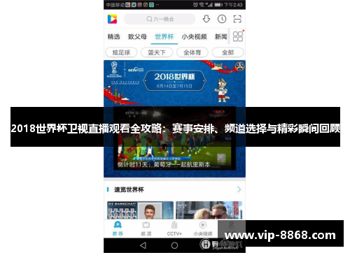 2018世界杯卫视直播观看全攻略:赛事安排、频道选择与精彩瞬间回顾 2018世界杯卫视直播观看全攻略:赛事安排、频道选择与精彩瞬间回顾
