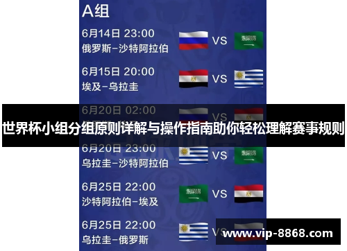 世界杯小组分组原则详解与操作指南助你轻松理解赛事规则